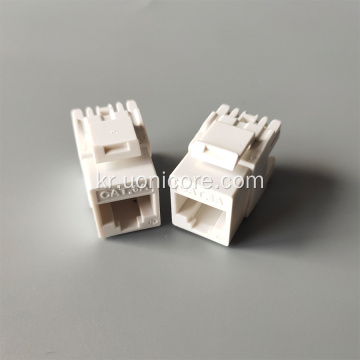 고밀도 MIG UTP CAT6A RJ45 키스톤 잭